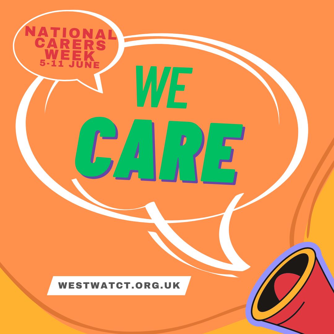 Volunteer with Westway CT during national carers week UK