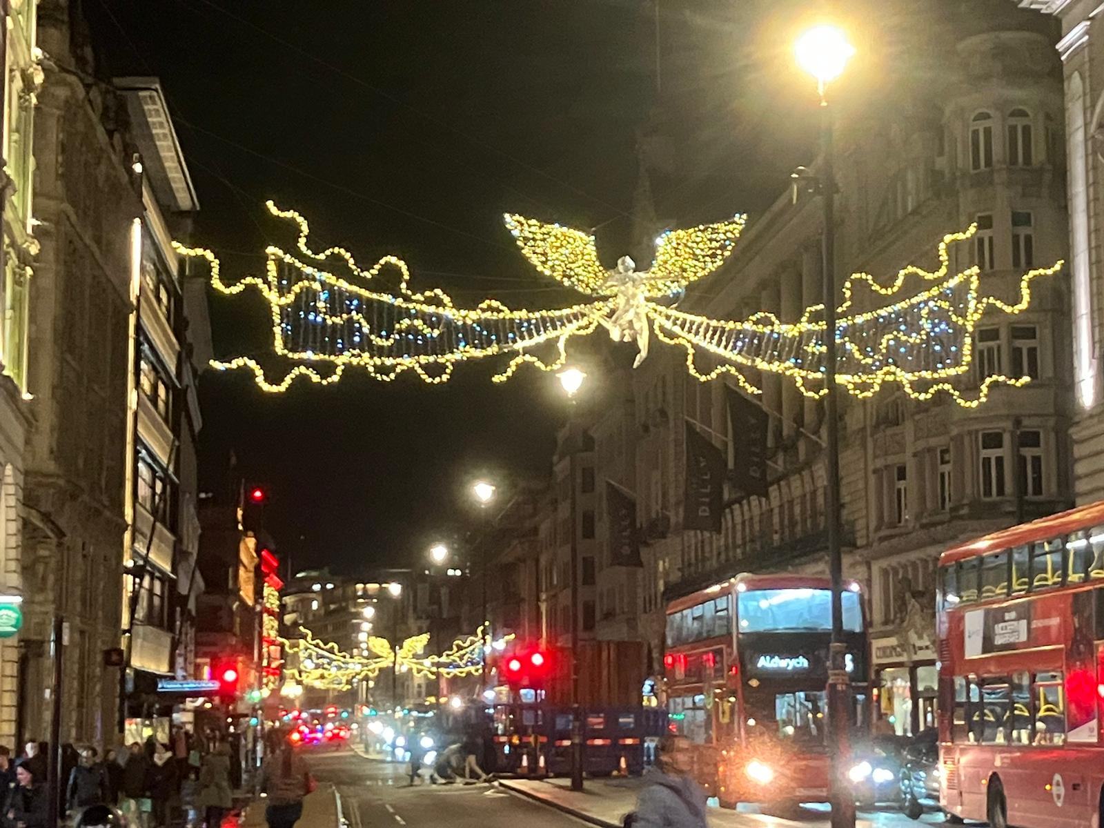 London's Christmas Lights for people who can't travel.