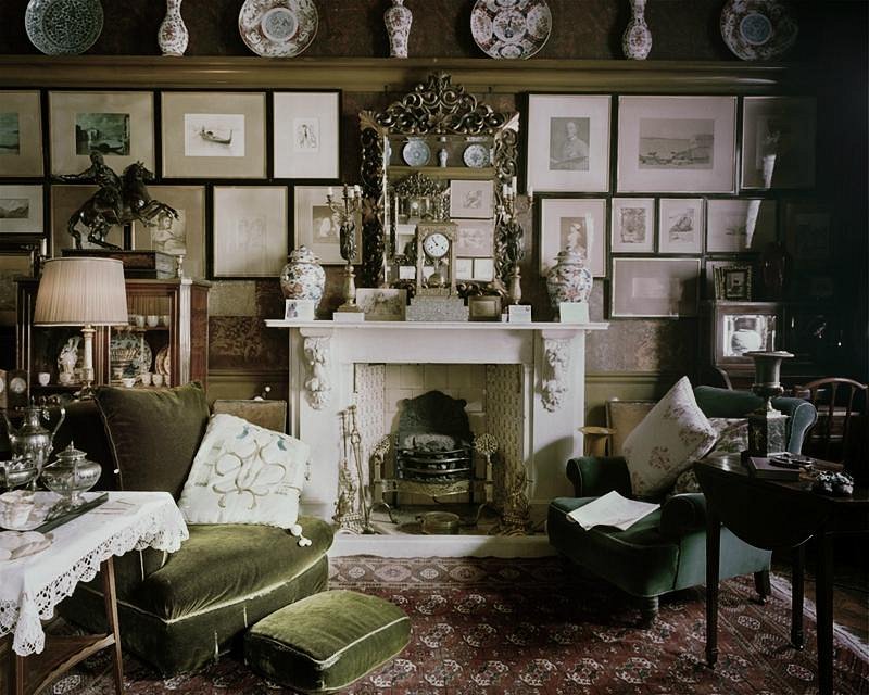 The interior of Sambourne House, a Victorian home.