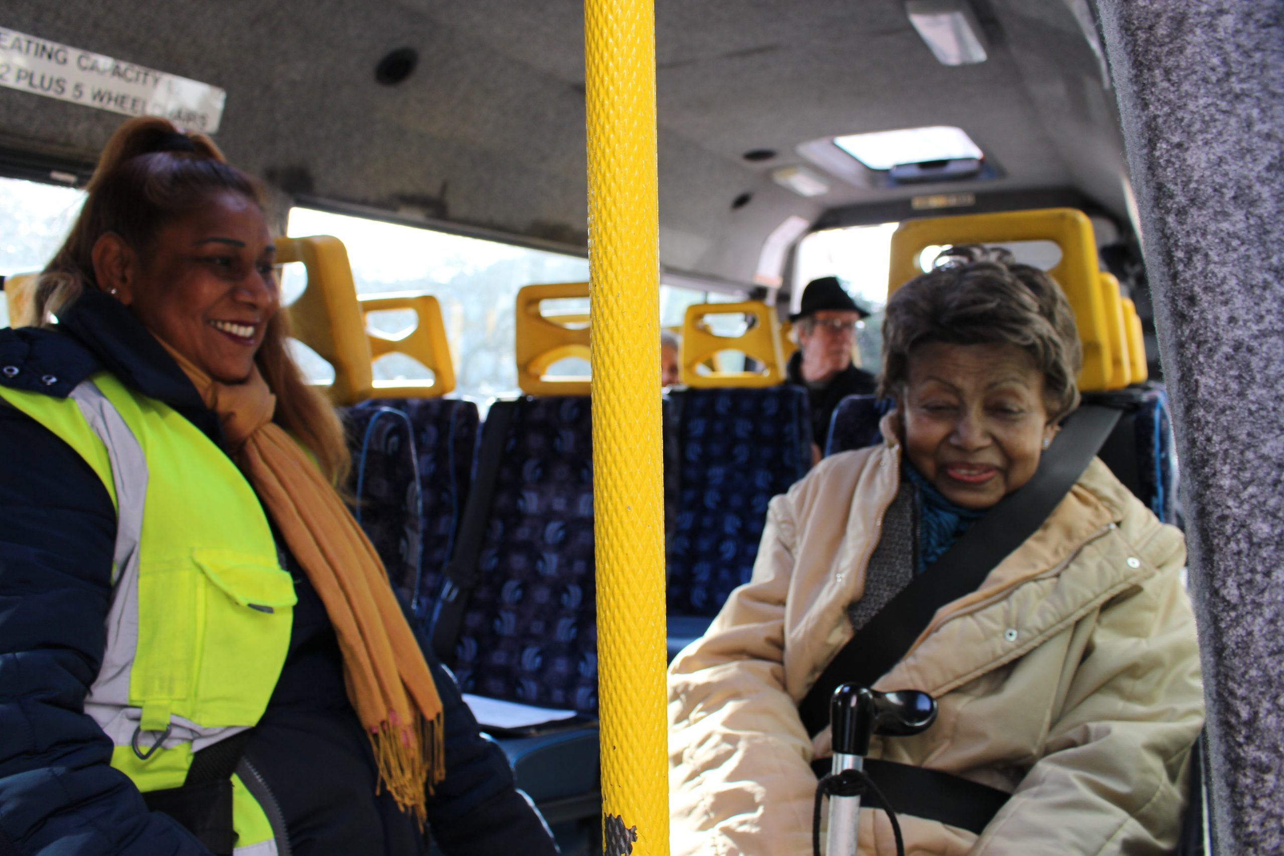 Community transport helps older people who are vulnerable to social isolation get reconnected to tier community